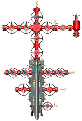 API 6A Anti Corrosion Wellhead And Christmas Tree 3 1/8" 5000PSI