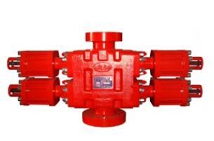 Square Shear Ram Bop Red Shaffer Double Ram Bop In Oil Fields