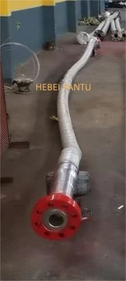 3 1/16” flanged, 10000 psi Coflexip hose API 16C for choke line with stainless steel protective flexible cover