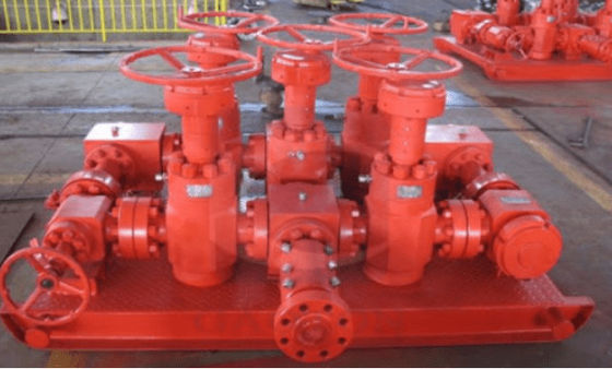 Red Choke And Kill Manifold API 16C 6A 2 1/16'' 3000 - 20000psi