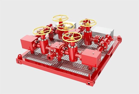 Oil Well Testing Choke Manifold with 3000psi Pressure Control and API 16C Standard