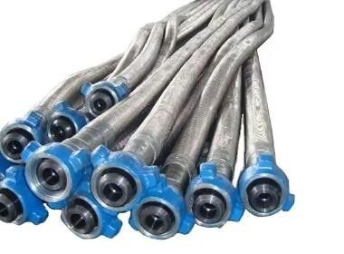 5&quot; ID High Pressure Drilling Hose Flexible Reliable For Water Swivel API 7K Fig1502 union connection