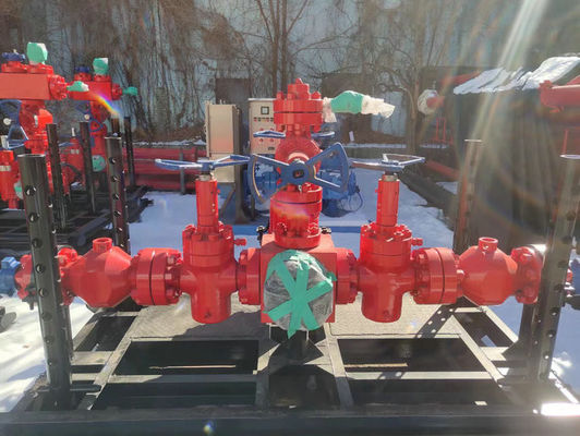 Remote Control Well Testing Choke Manifold Drilling API SpEC 16C