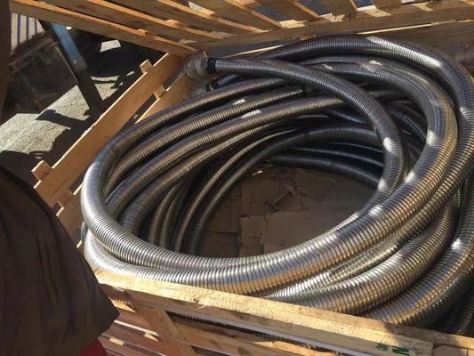 1&quot; 10000psi Armored Fire Resistance BOP Control Hose With 304 Stainless Cover Hammer Union Connection