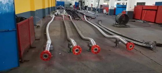 3&quot;900LB Flanged 3 1/2&quot; ID High Pressure Coflexip Hose 5000 Psi Fire Retardant Hose For Oil Field API 16C