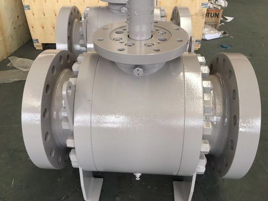 API 6D / 6A Standard FlangeConnection Hydraulic Ball Valve For Diverter 12&quot; Class 300 Class 600 Class 900