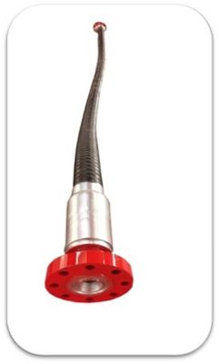 High pressure flexible acid fracturing hose